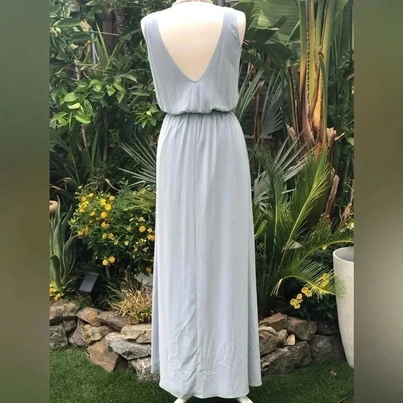 Show Me Your MUMU Blue Maxi Dress. Size: XL - Picture 3 of 12